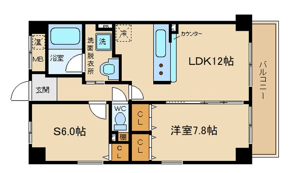 ベリエ茶五の物件間取画像